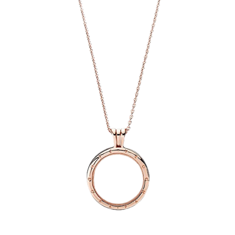 潘多拉玫瑰金圆环项链