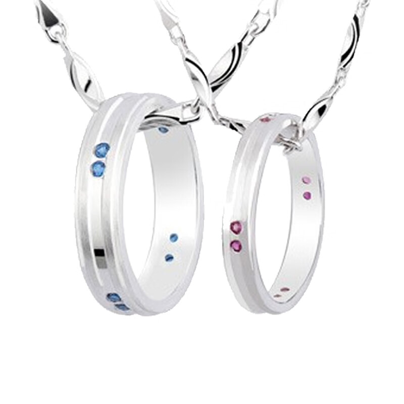 炙真银楼 戒指吊坠 项链