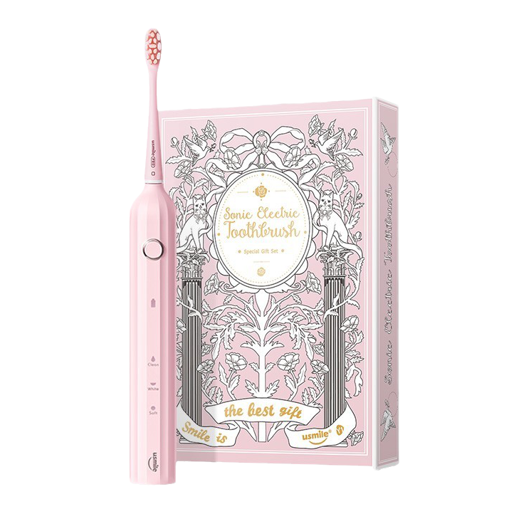 usmile 少女粉电动牙刷