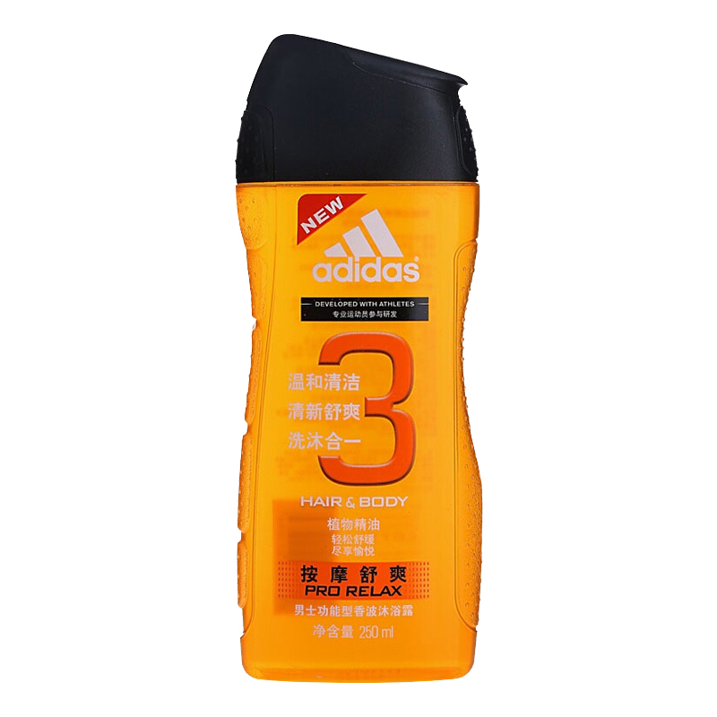 阿迪达斯 补水舒爽沐浴露