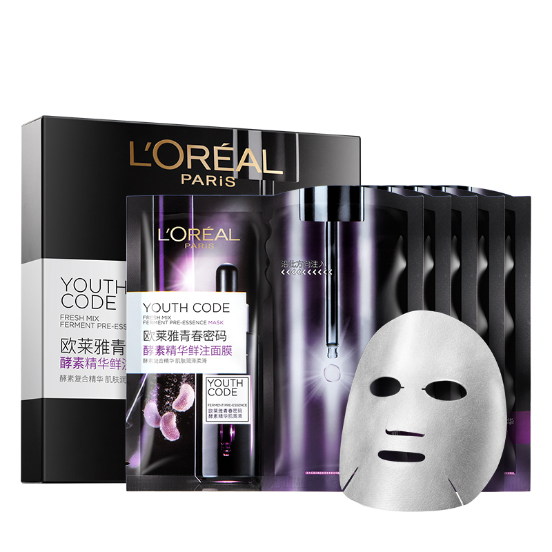 欧莱雅 酵素精华鲜注面膜