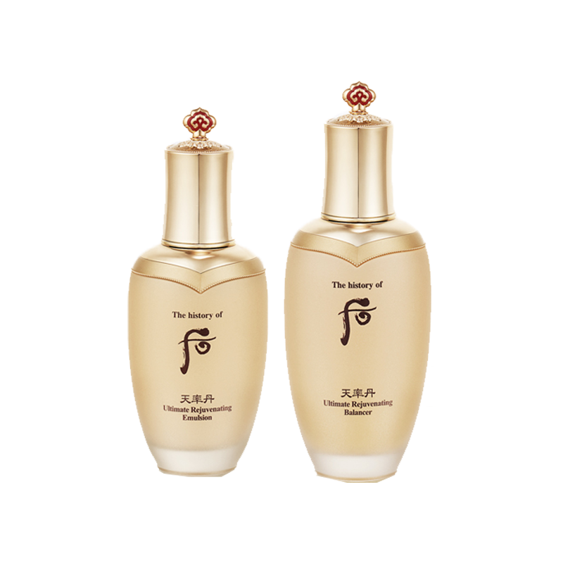 后 天率丹和率提拉护肤套装