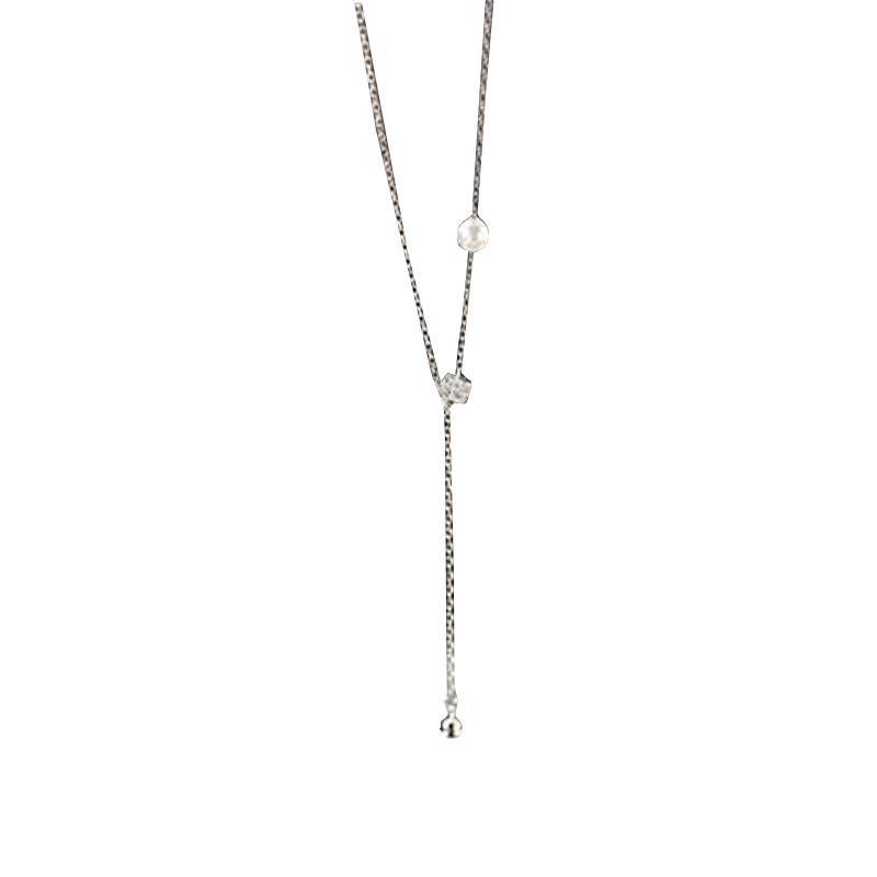 伊黛儿 银色 项链