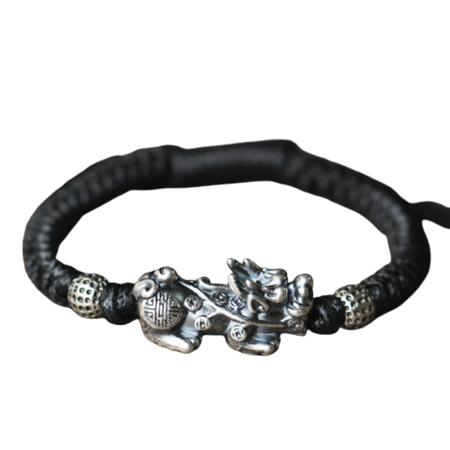 玖长时 纯银 男士貔貅手链