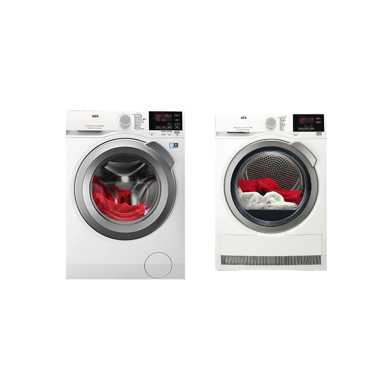 AEG原装进口滚筒洗烘套装