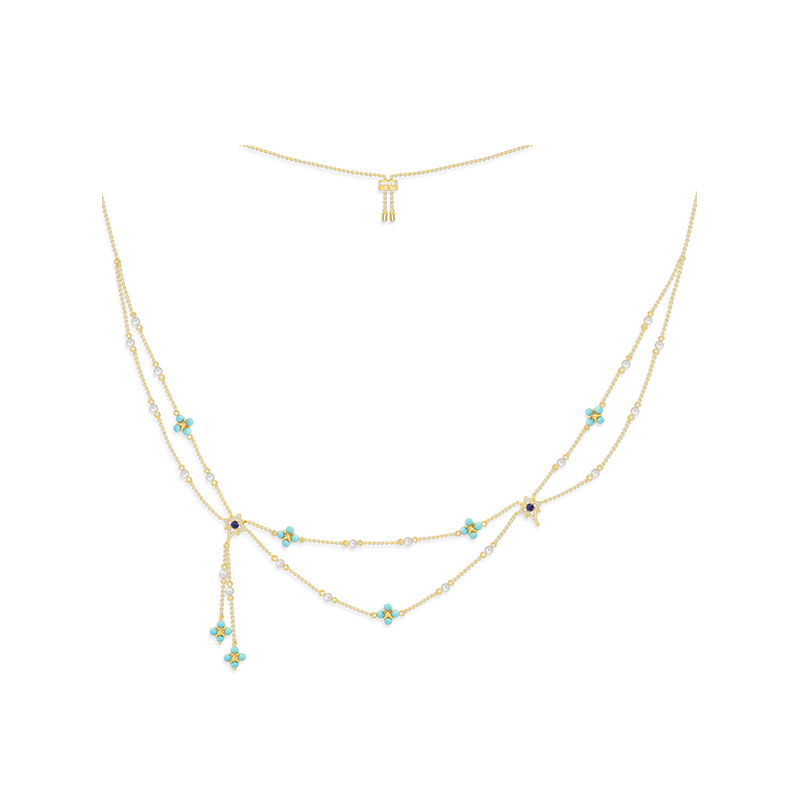 APMMonaco珍珠锁骨链