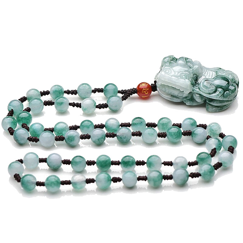 可玉可求 貔貅翡翠吊坠