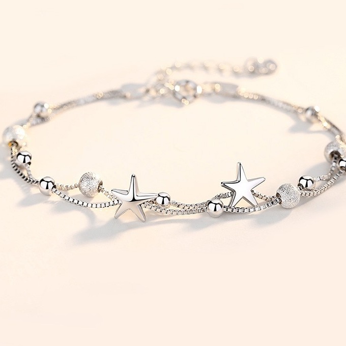 圣雅罗 日韩时尚星星守恋手链