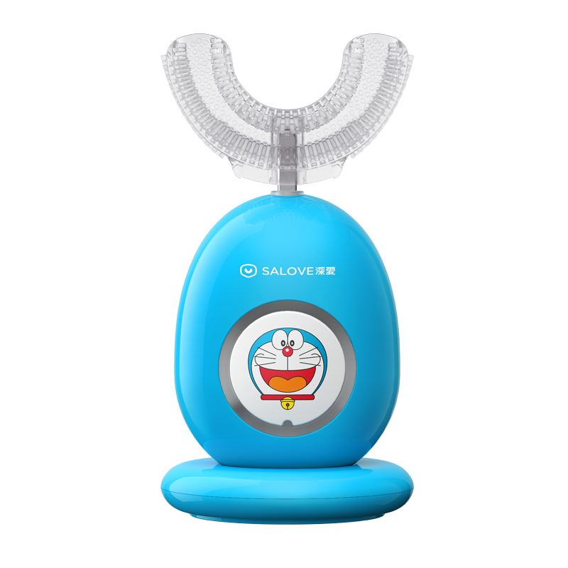 深爱 抑菌硅胶刷头儿童电动牙刷