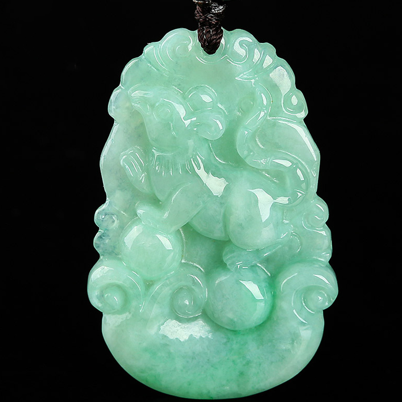 艾选潮品 翡翠十二生肖吊坠