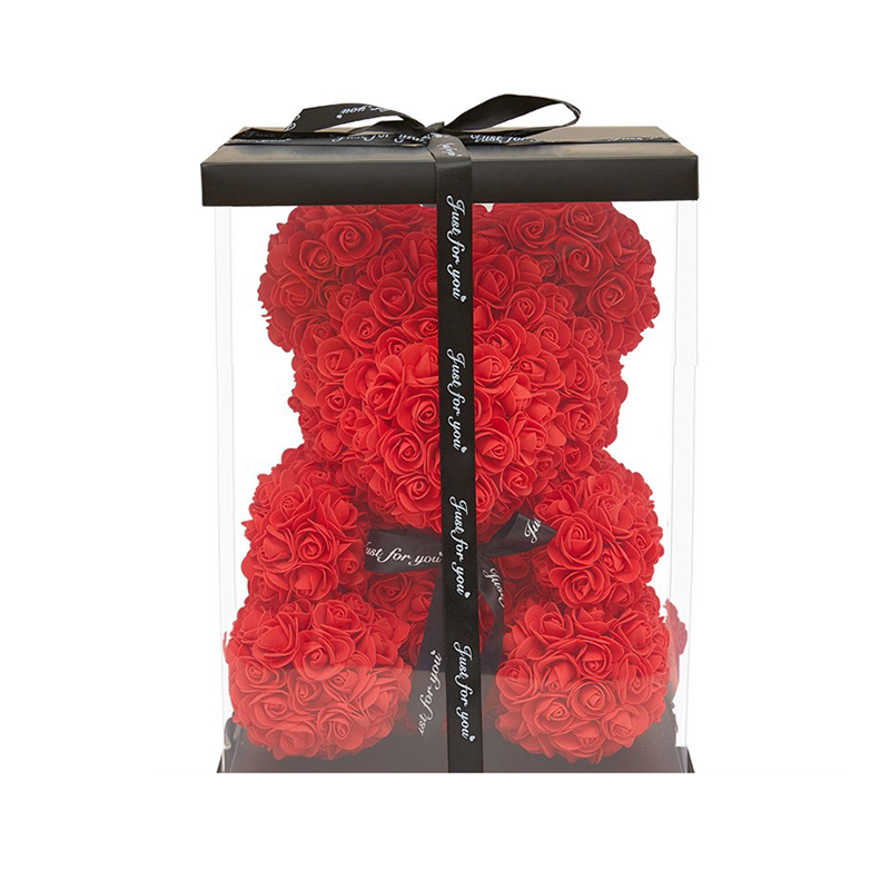 薇薇公主 永生花玫瑰花熊