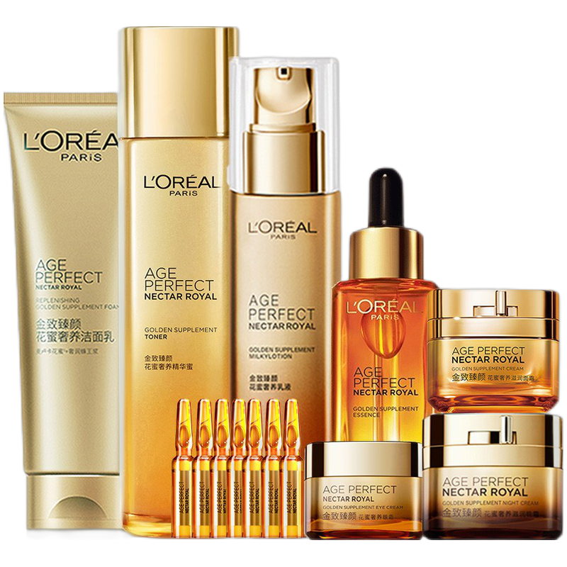 欧莱雅 花蜜淡纹护肤礼盒