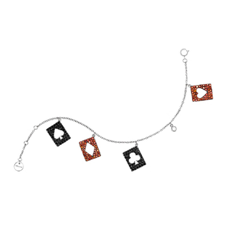 何方珠宝纸牌骑士手链