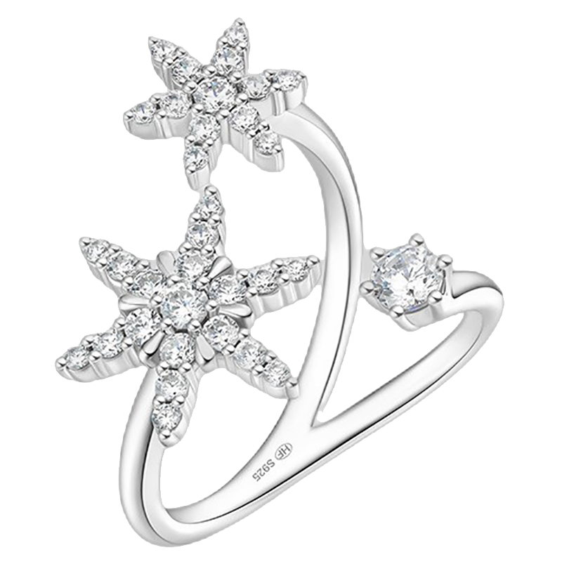 何方珠宝 纯银材质戒指