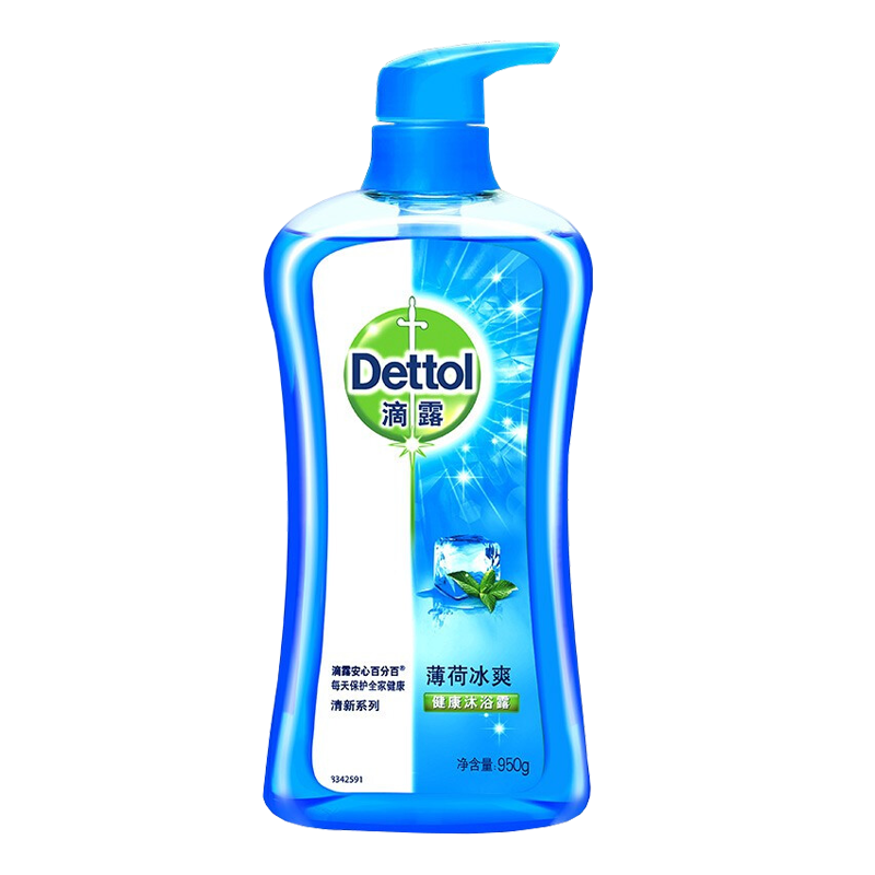 滴露 薄荷冰爽有效抑菌沐浴露