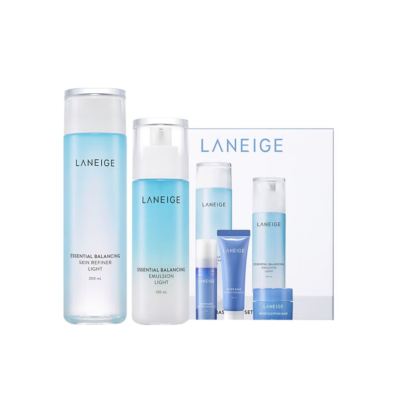 兰芝 锁水润透护肤套装