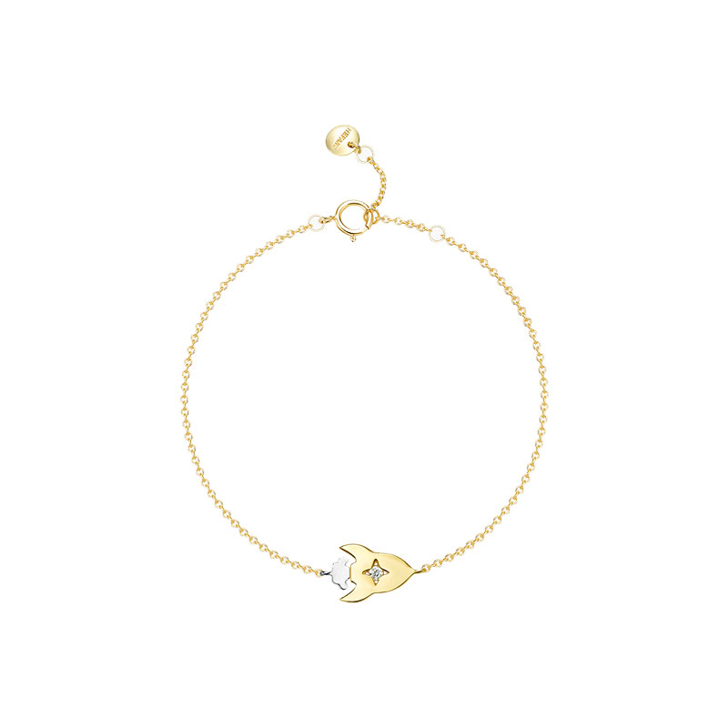 何方珠宝 小火箭 手链