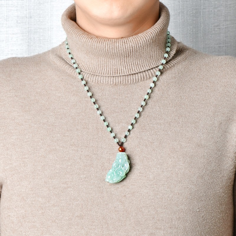 千载一玉 貔貅 翡翠吊坠