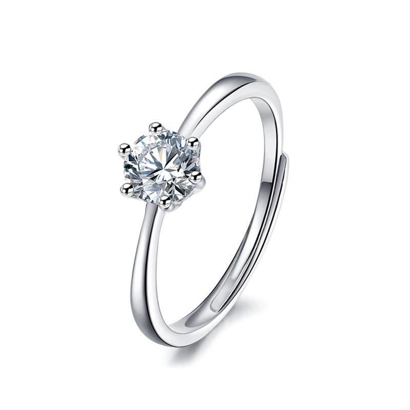 千百意 活口镶钻戒指