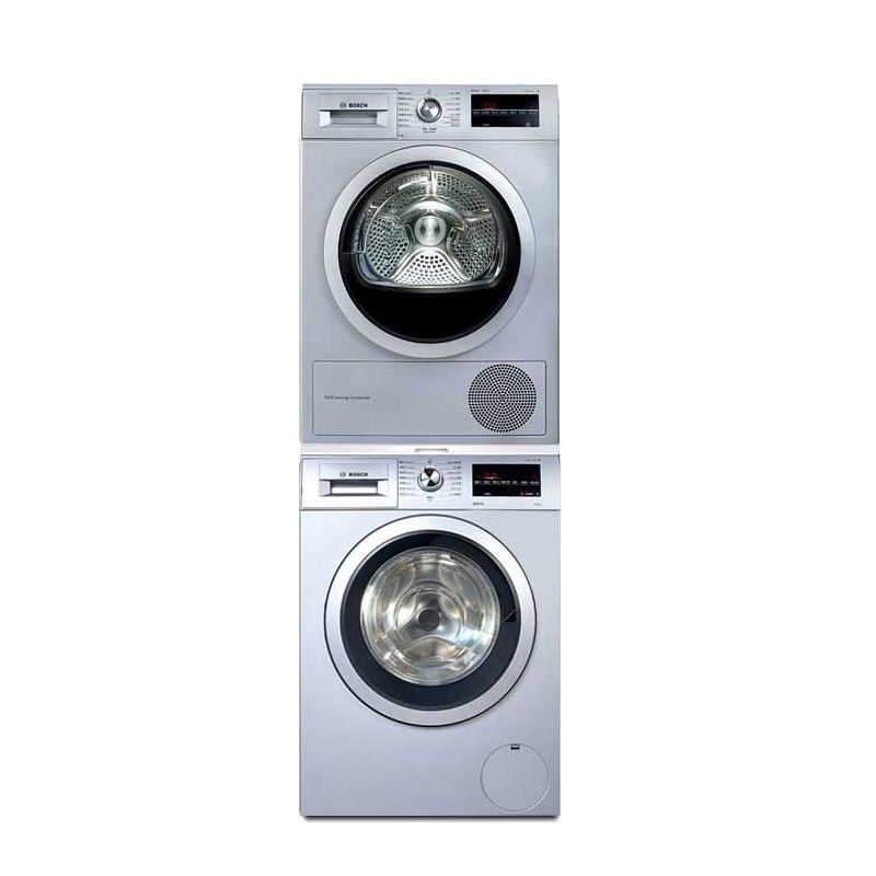博世低噪大容量洗烘套装