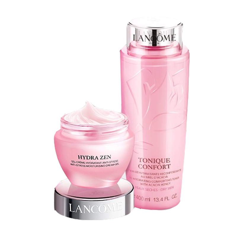 兰蔻 大粉水缘凝霜护肤礼盒