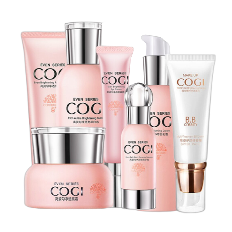 高姿 淡纹提亮补水套装