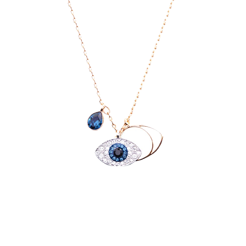 施华洛世奇 合金十字项链