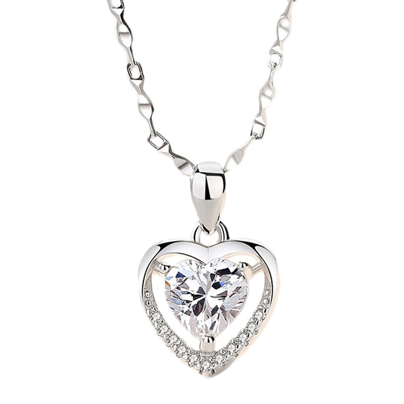 圣雅罗 心中有你999银项链