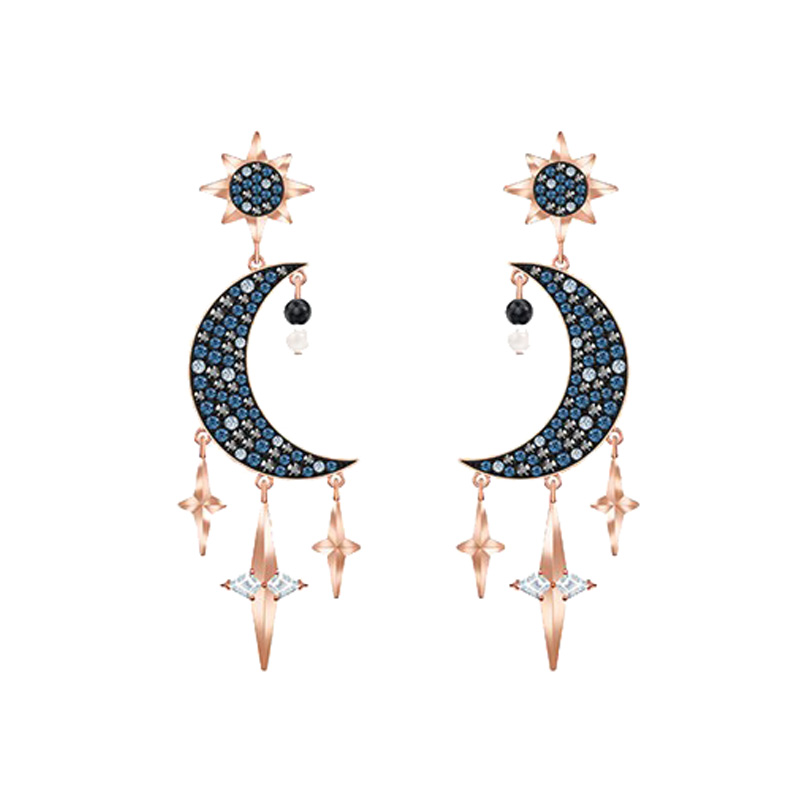 施华洛世奇 浪漫星月耳饰