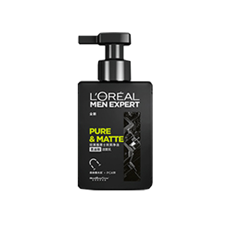 欧莱雅 炭爽净油 男士洗面奶