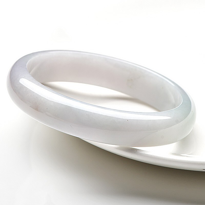 千载一玉 女士冰糯飘绿玉石镯子