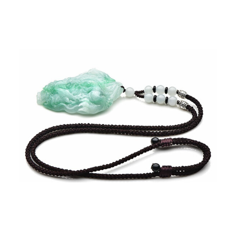 可玉可求沉稳大气翡翠吊坠