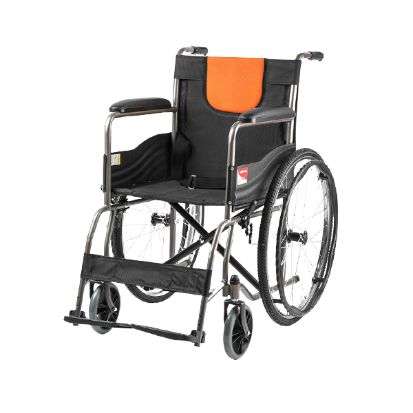 鱼跃 全钢管加固轮椅