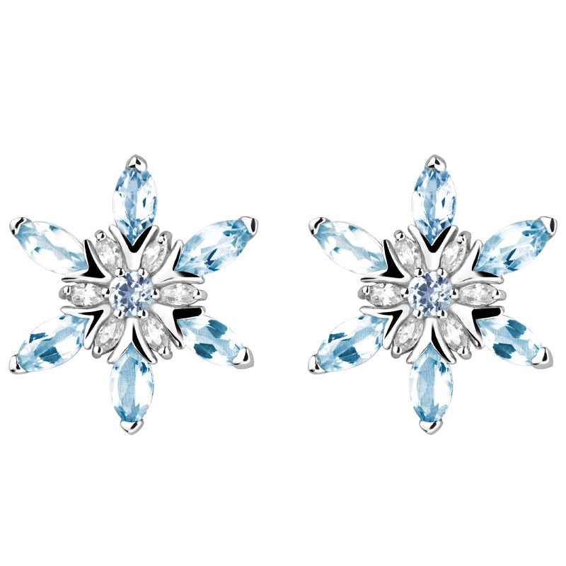 JOLEE 简约雪花 耳饰