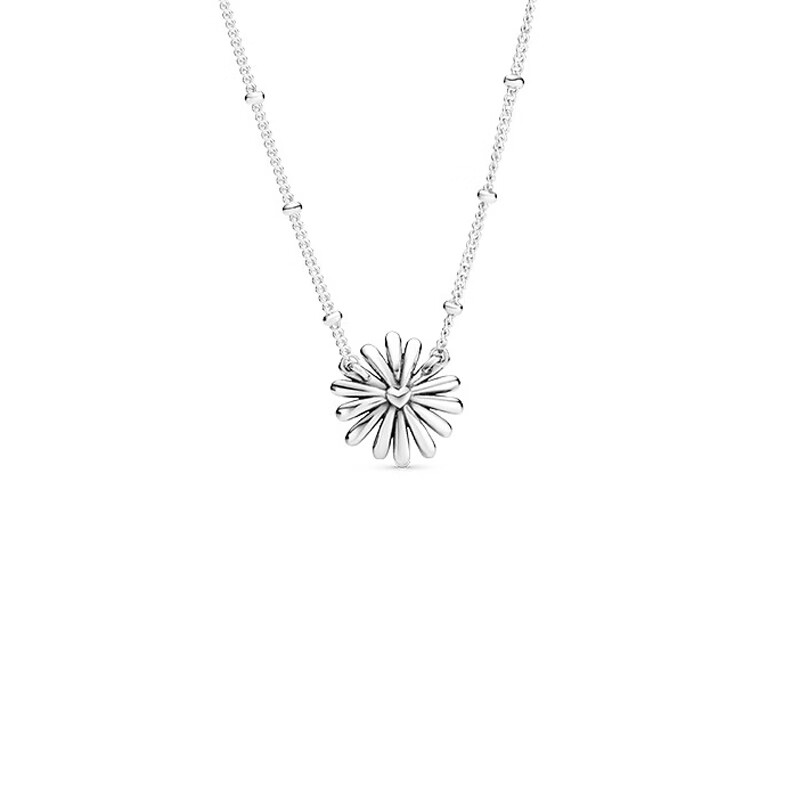 潘多拉 密镶雏菊项链