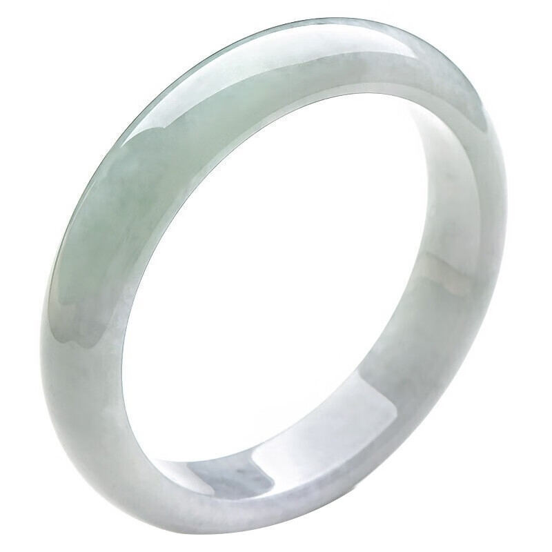 千载一玉飘花玉石翡翠手镯