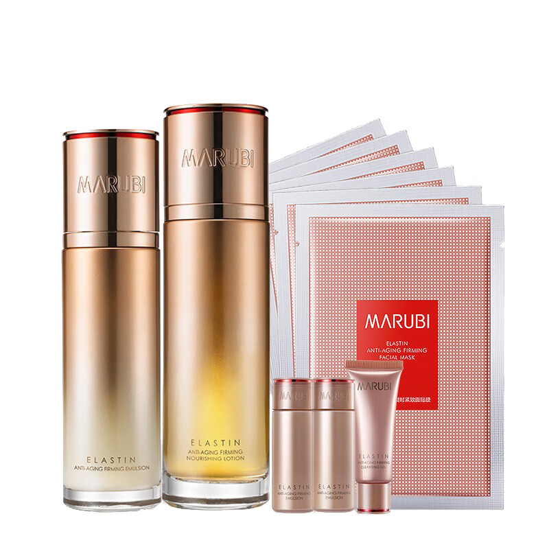 丸美 弹力蛋白凝时护肤套装