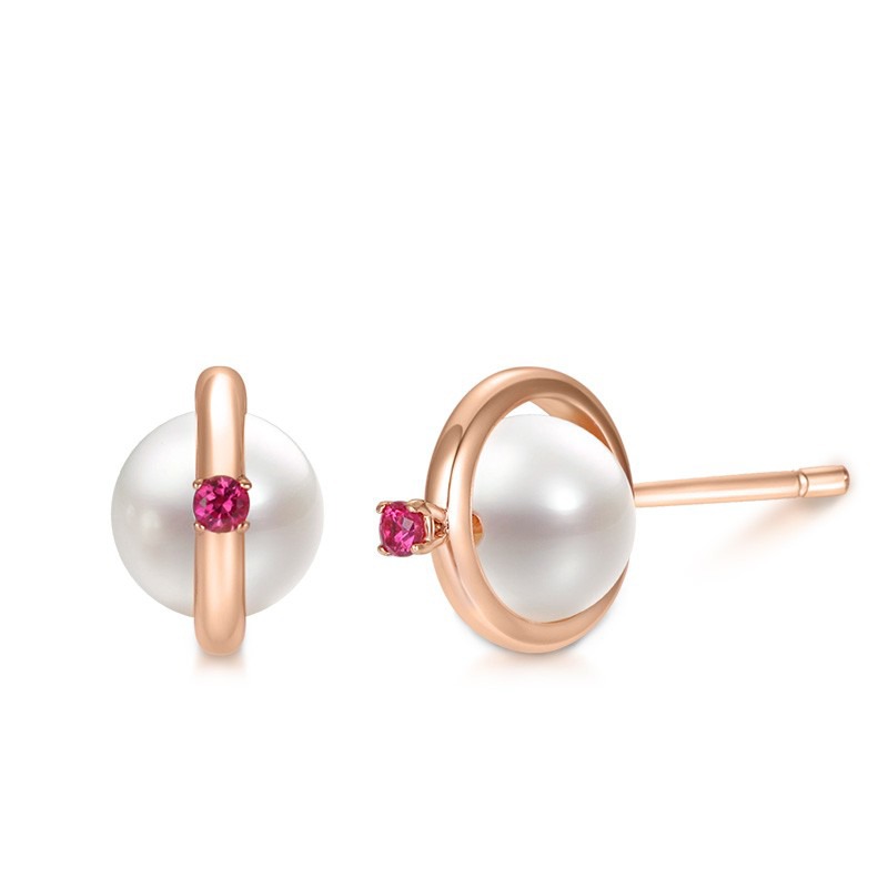 T400气质甜美淡水珍珠耳坠