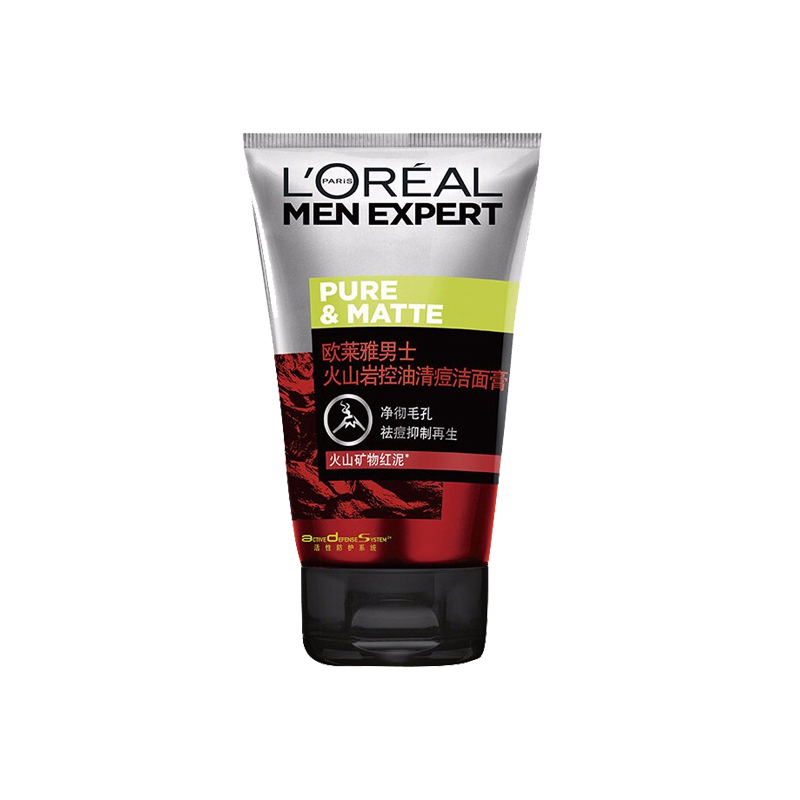 欧莱雅 清洁控油男士洁面
