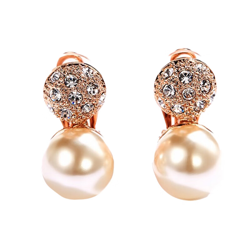 黛若珍珠无耳洞耳饰