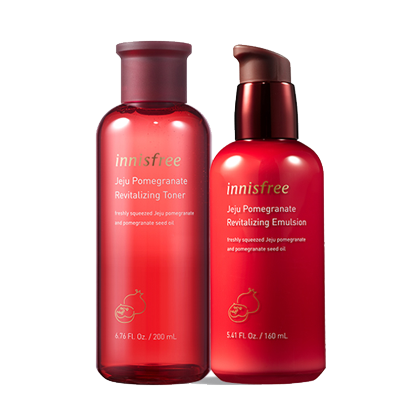 悦诗风吟 红石榴护肤水乳套装