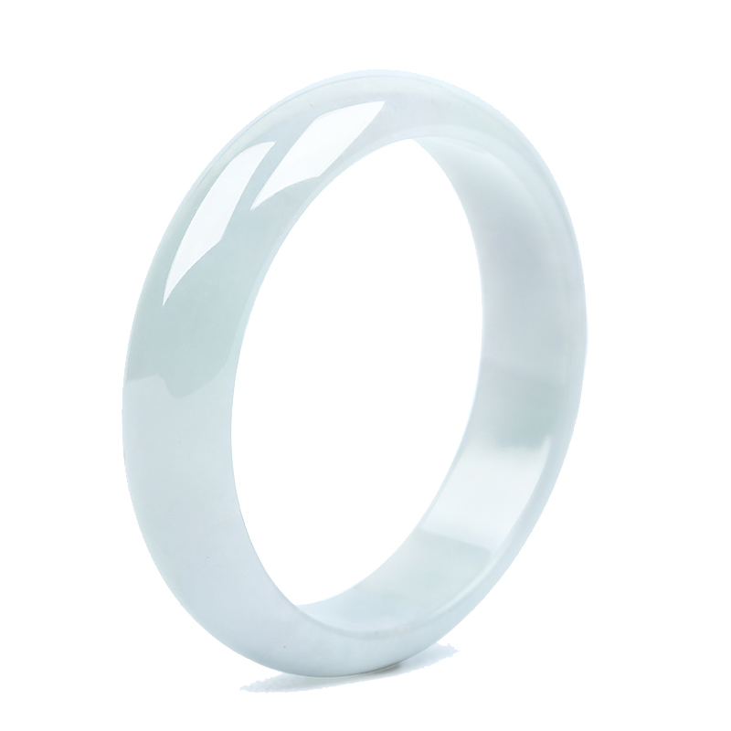 艾选潮品 浅绿色翡翠手镯