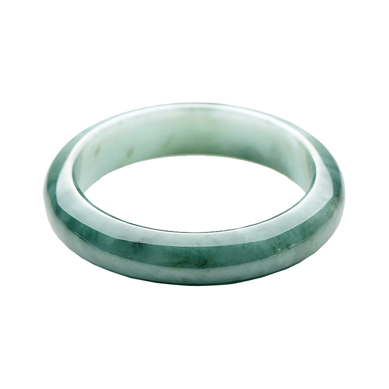 可玉可求 油青翡翠手镯