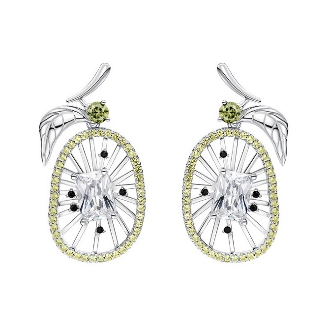 何方珠宝 奇异果轻奢耳饰