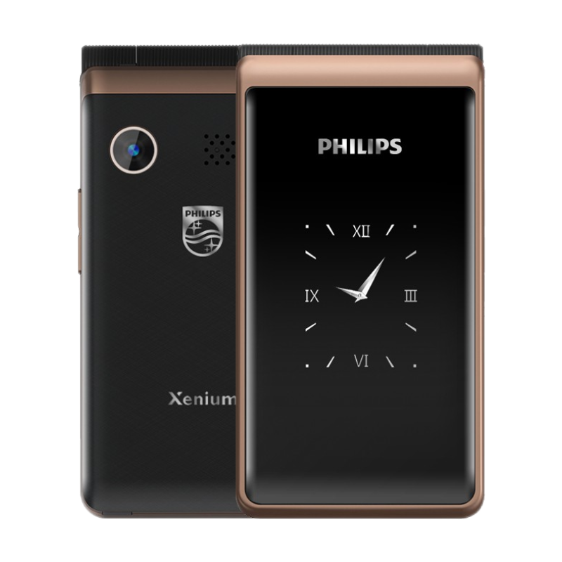 飞利浦 双屏翻盖老年机