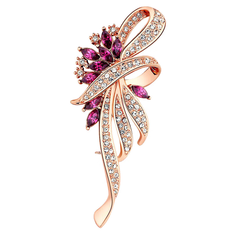 timebetter紫水晶胸针