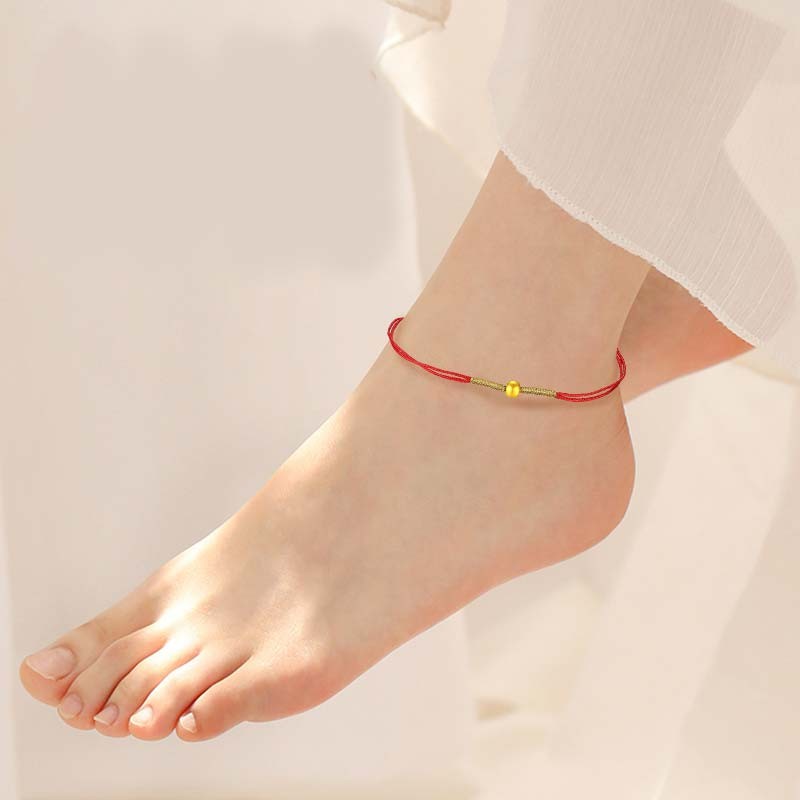 意罗转运珠脚链