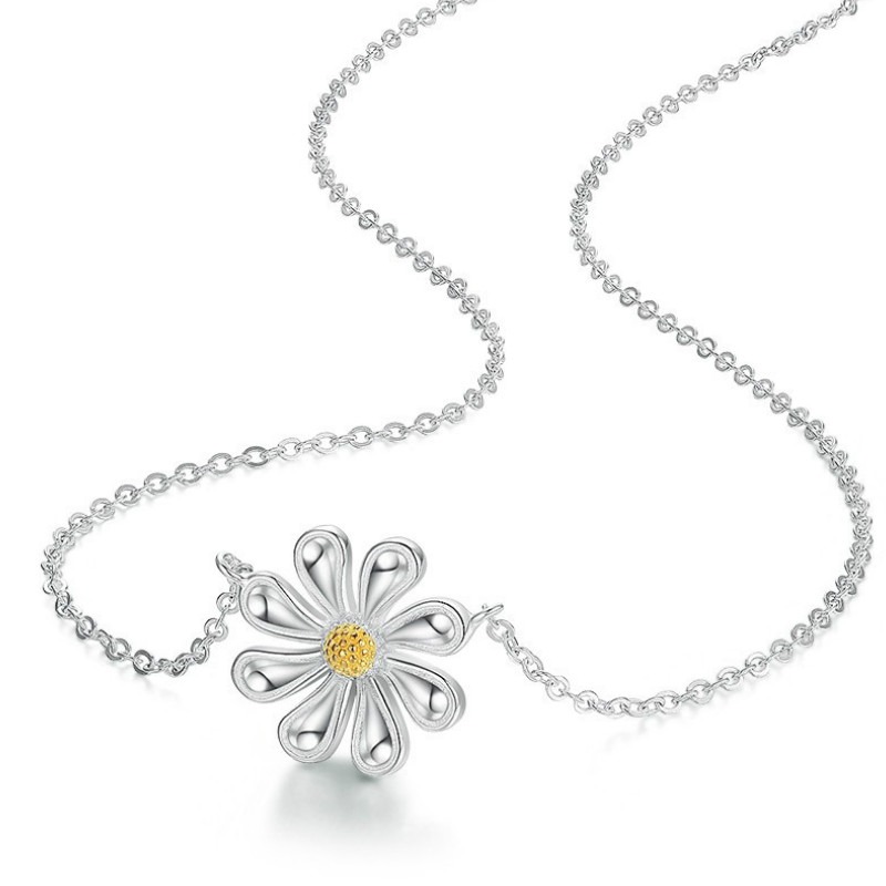 潮宏基小雏菊银项链