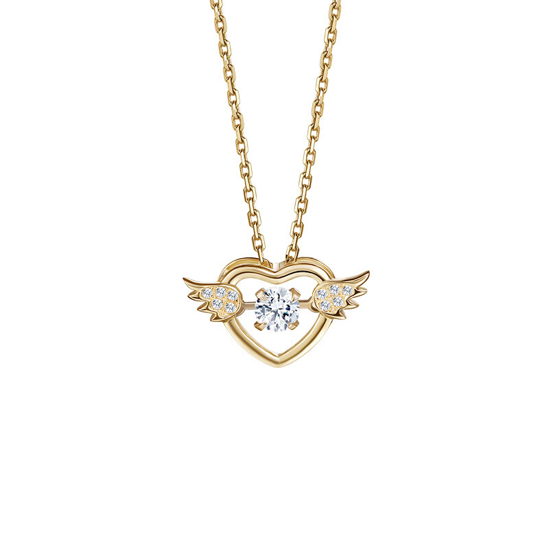 阿菲娜 心形装饰 项链