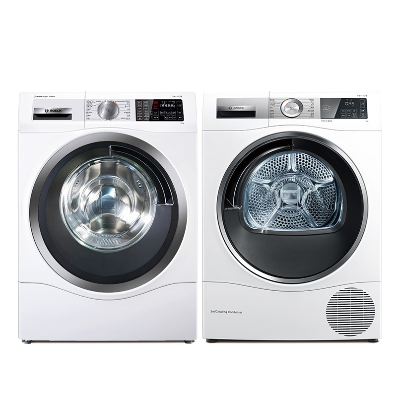 博世 大容量家用洗烘套装